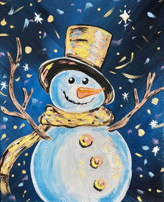 Snowman DIY Paint at Home Painting Kit