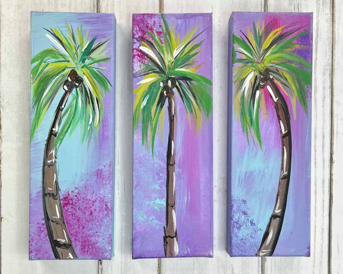 Summer Palms DIY Paint at Home Painting Kit