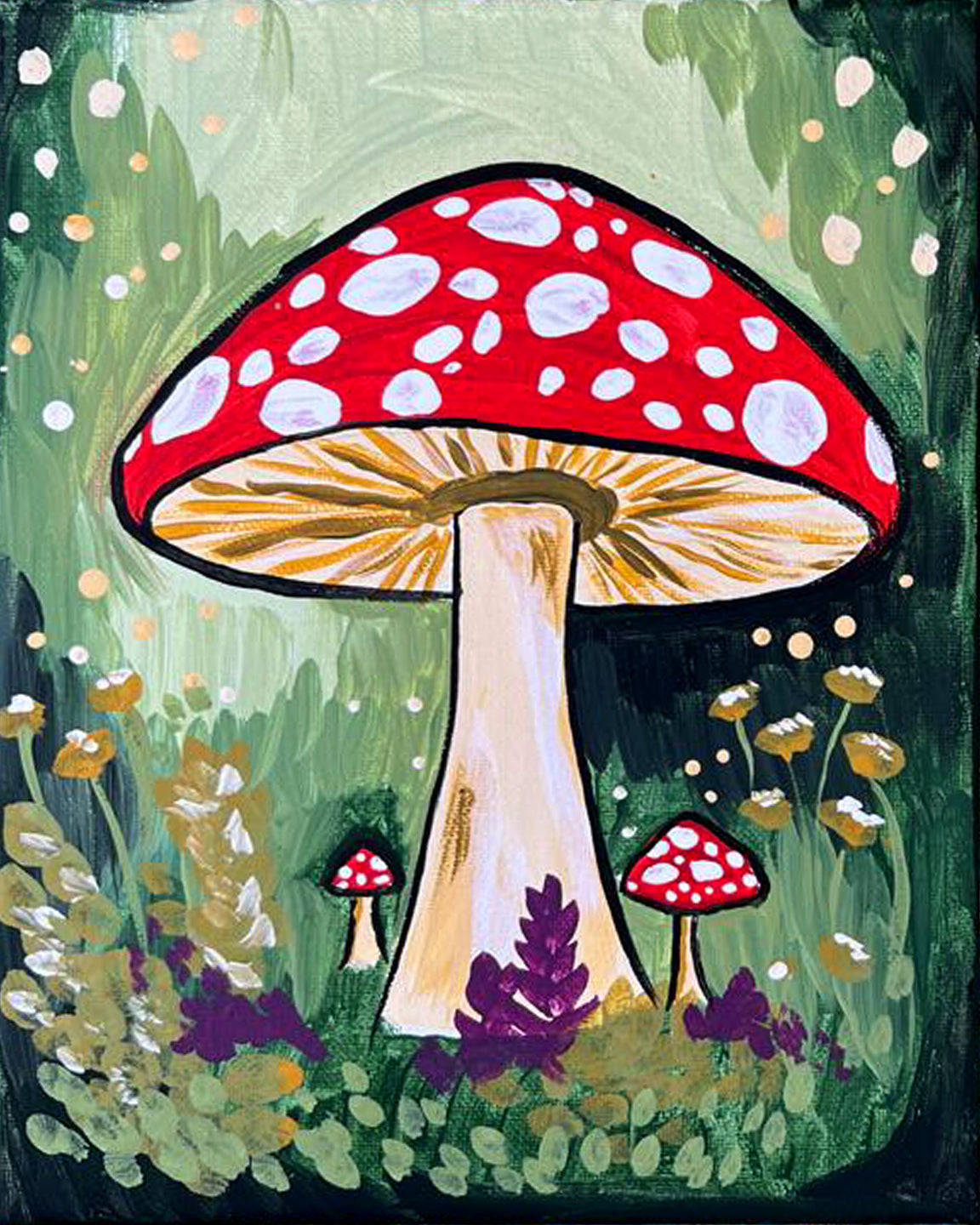 Toadstool - DIY Paint At Home Painting Kit