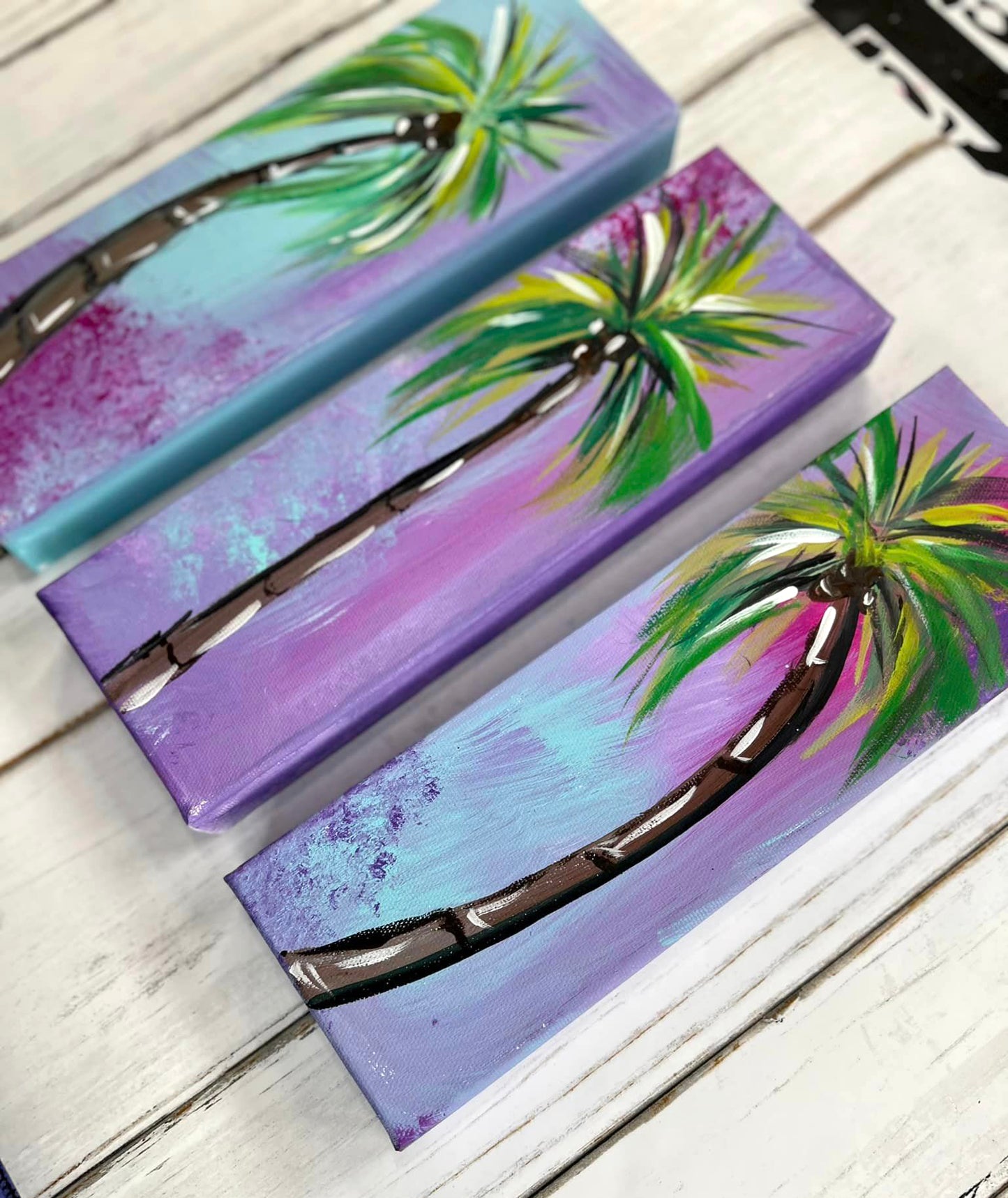 Summer Palms DIY Paint at Home Painting Kit