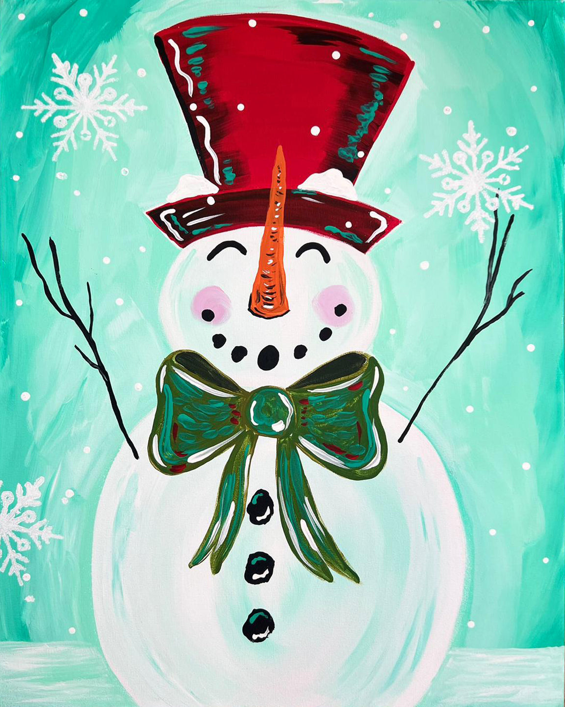 January 3rd - Imagination Station - Painter's Choice Paint Party - Holiday Snowman or Winter Cardinal