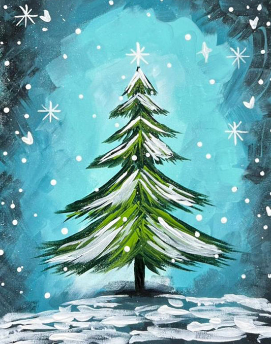 Magical Christmas Tree - DIY Paint at Home Painting Kit