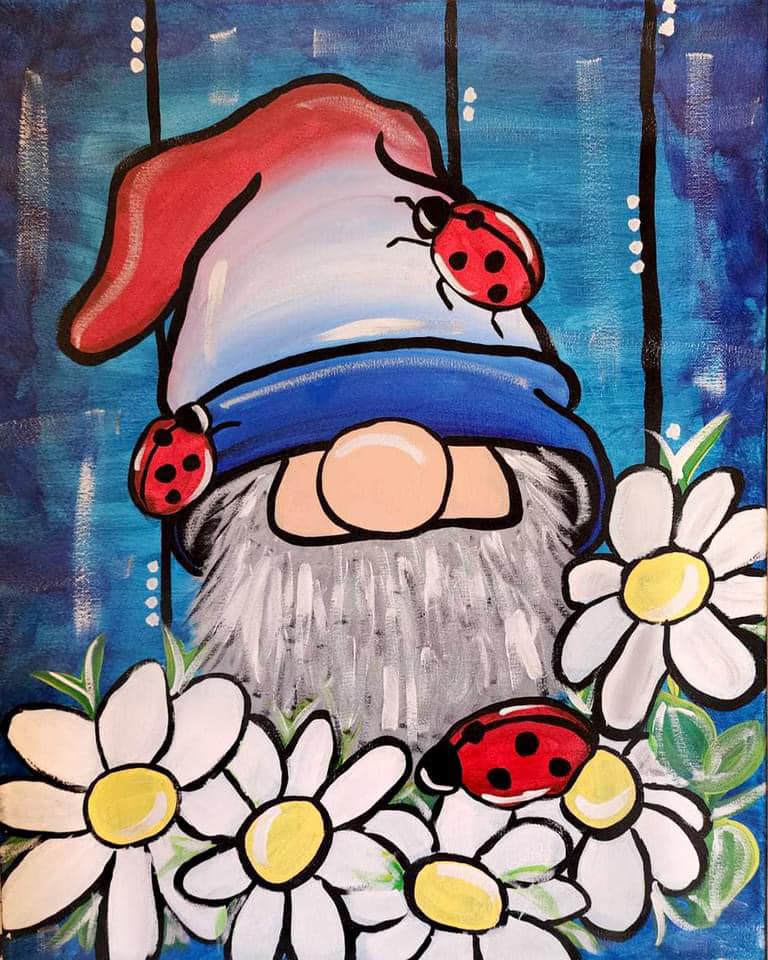 Patriotic Gnome - DIY Paint At Home Painting Kit