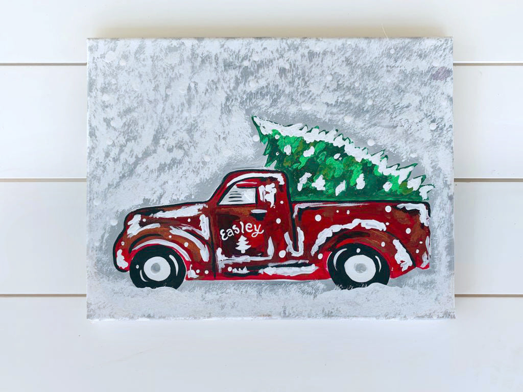 Truck and Tree DIY Paint at Home Painting Kit